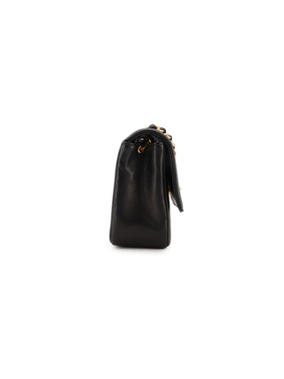 Mademoiselle Vertical Stitch Flap Bag
