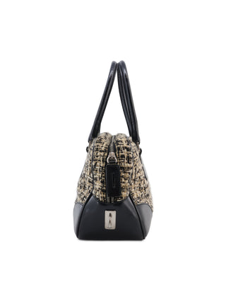 Tweed Boston Handbag