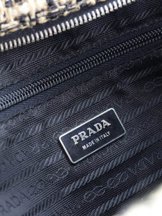 Tweed Boston Handbag