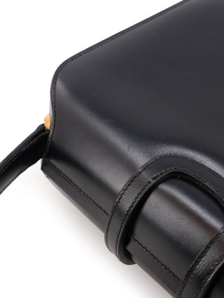Ring Lock Top Handle Box Handbag