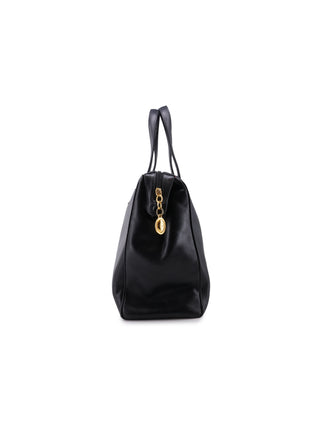 Lady Dior Leather Shoulder Bag