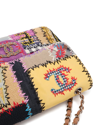 Patchwork Jumbo Classic Flap Shoulder Bag