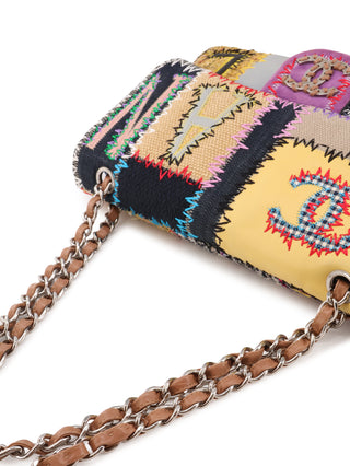 Patchwork Jumbo Classic Flap Shoulder Bag
