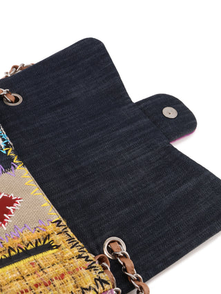 Patchwork Jumbo Classic Flap Shoulder Bag