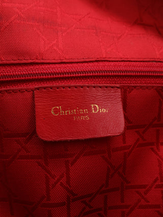 Lady Dior Leather Shoulder Bag