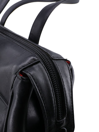 Lady Dior Leather Shoulder Bag