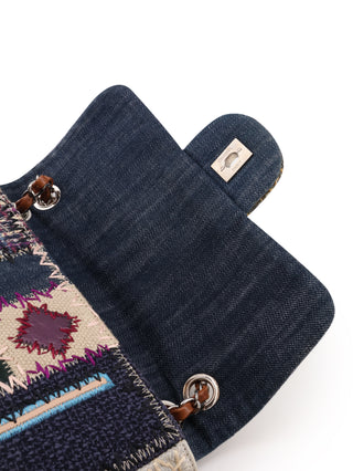 Patchwork Medium Classic Flap Shoulder Bag