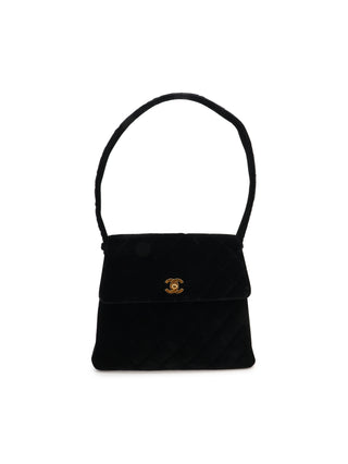 CC Diamond Quilted Shoulder Bag