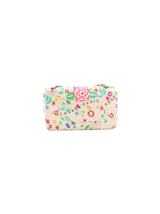 Floral Printed Classic Single Flap Bag