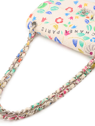 Floral Printed Classic Single Flap Bag