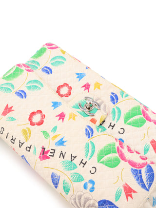 Floral Printed Classic Single Flap Bag