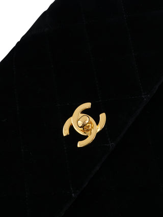 CC Diamond Quilted Shoulder Bag