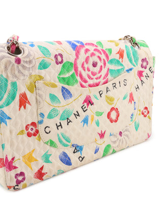 Floral Printed Classic Single Flap Bag
