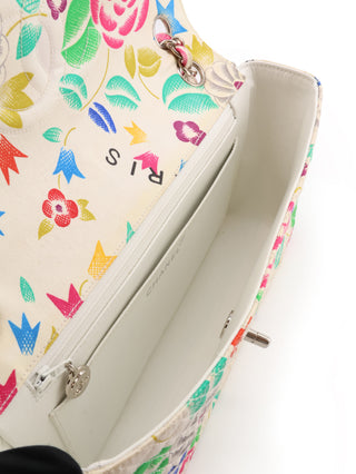 Floral Printed Classic Single Flap Bag