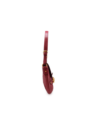 Python Horsebit Flap Shoulder Bag