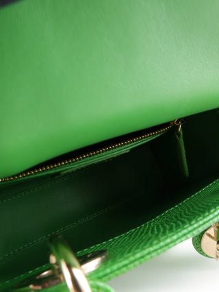 Lady Dior Lizard Mini Handbag