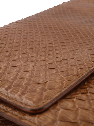 Python Flap Shoulder Bag