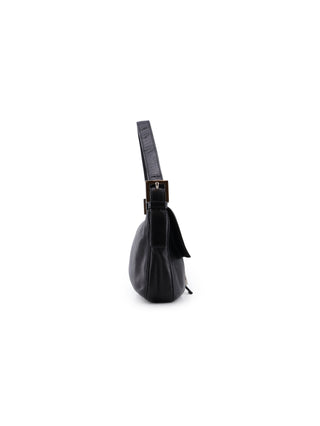 Leather Baguette Shoulder Bag