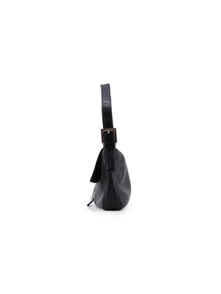 Leather Baguette Shoulder Bag