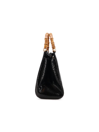 Python Bamboo 2-Way Top Handle Bag
