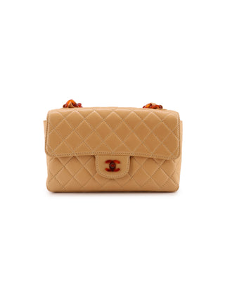 Small Single Flap Tortoiseshell Chain Bag