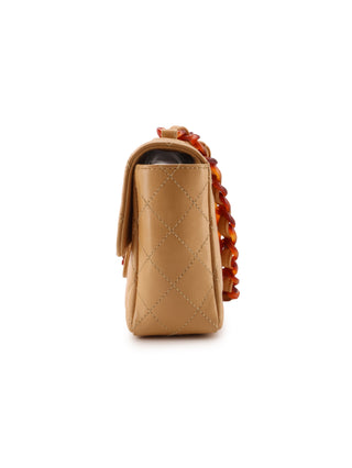 Small Single Flap Tortoiseshell Chain Bag