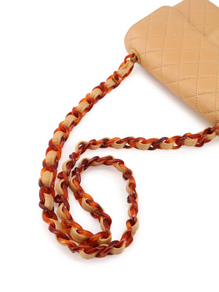 Small Single Flap Tortoiseshell Chain Bag