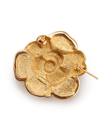 Rose Rhinestone Brooch
