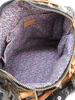 Denim Patchwork Speedy 30 Handbag