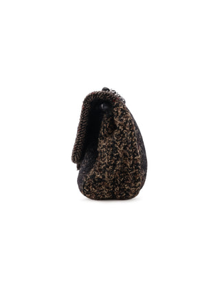 Tweed Single Flap Shoulder Bag