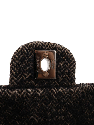 Tweed Single Flap Shoulder Bag