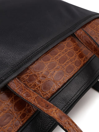 Two-Tone Business Shoulder Bag
