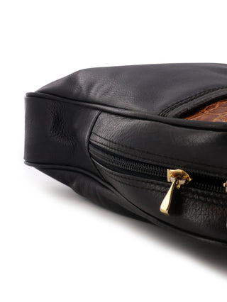 Two-Tone Business Shoulder Bag