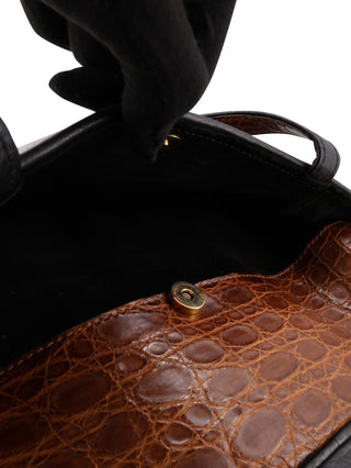 Two-Tone Business Shoulder Bag