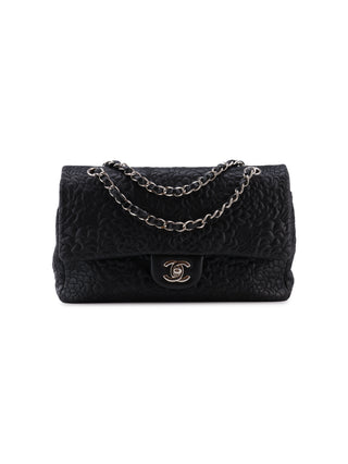 Camellia Embossed Classic Flap