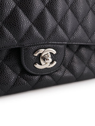 Classic Caviar Double Flap 25 Shoulder Bag