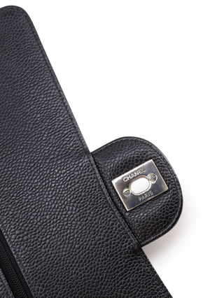 Classic Caviar Double Flap 25 Shoulder Bag