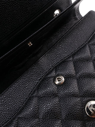 Classic Caviar Double Flap 25 Shoulder Bag