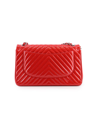 Chevron Flap Shoulder Bag