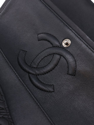 Camellia Embossed Classic Flap