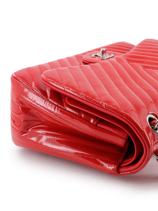 Chevron Flap Shoulder Bag
