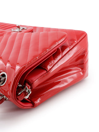 Chevron Flap Shoulder Bag