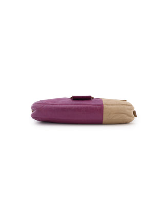 Colorblock Baguette Shoulder Bag