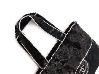 CC Sequin Beaded Mini Handbag