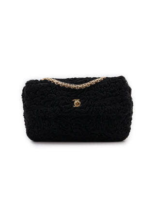 Persian Lamb Flap Shoulder Bag