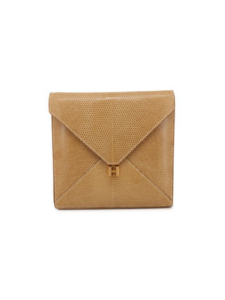 Lizard Envelope Shoulder Bag