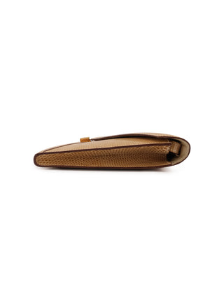 Lizard Envelope Shoulder Bag