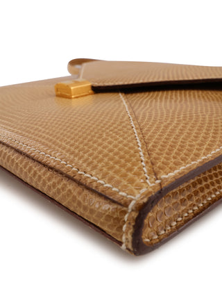 Lizard Envelope Shoulder Bag