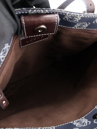 Anagram Buckle Strap Tote Bag