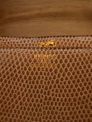 Lizard Envelope Shoulder Bag